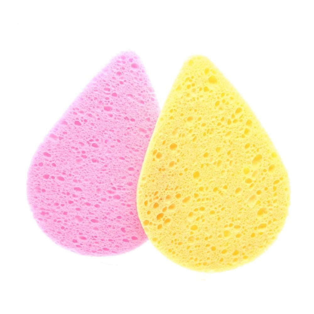 

Набір спонжів для вмивання Cosmo Shop Крапля, 7*10 см, помаранчево-рожевий, 2 шт (CS092OR)