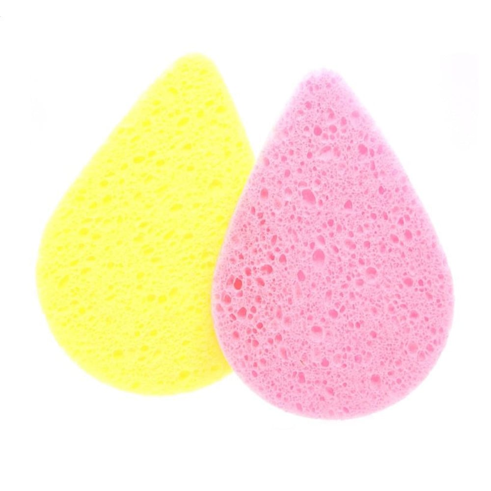 

Набір спонжів для вмивання Cosmo Shop Крапля, 7*10 см, рожево-жовтий, 2 шт (CS092RY)
