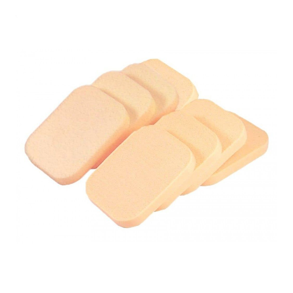 

Набір спонжів для макіяжу Cosmo Shop Квадрат, бежевий, 8 шт (CS059B)