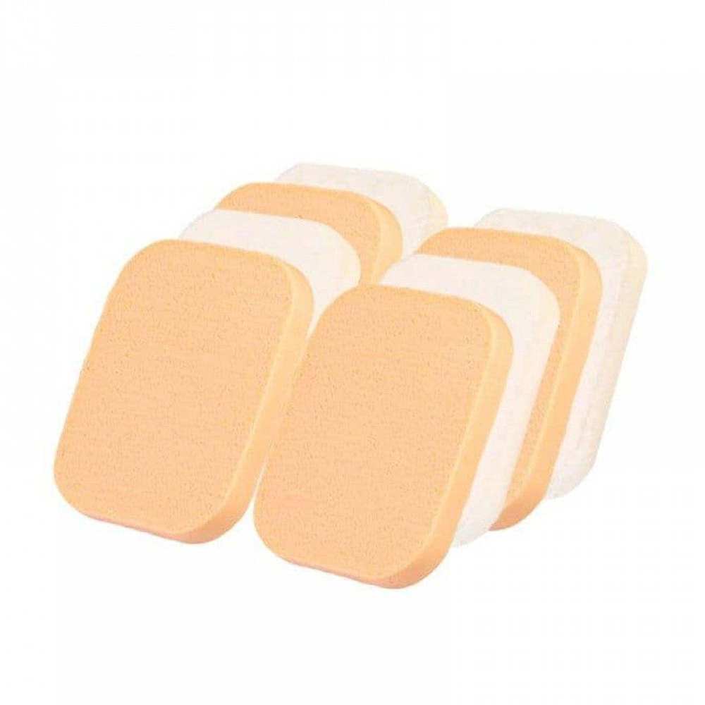 

Набір спонжів для макіяжу Cosmo Shop Квадрат, біло-бежевий, 8 шт (CS059BW)