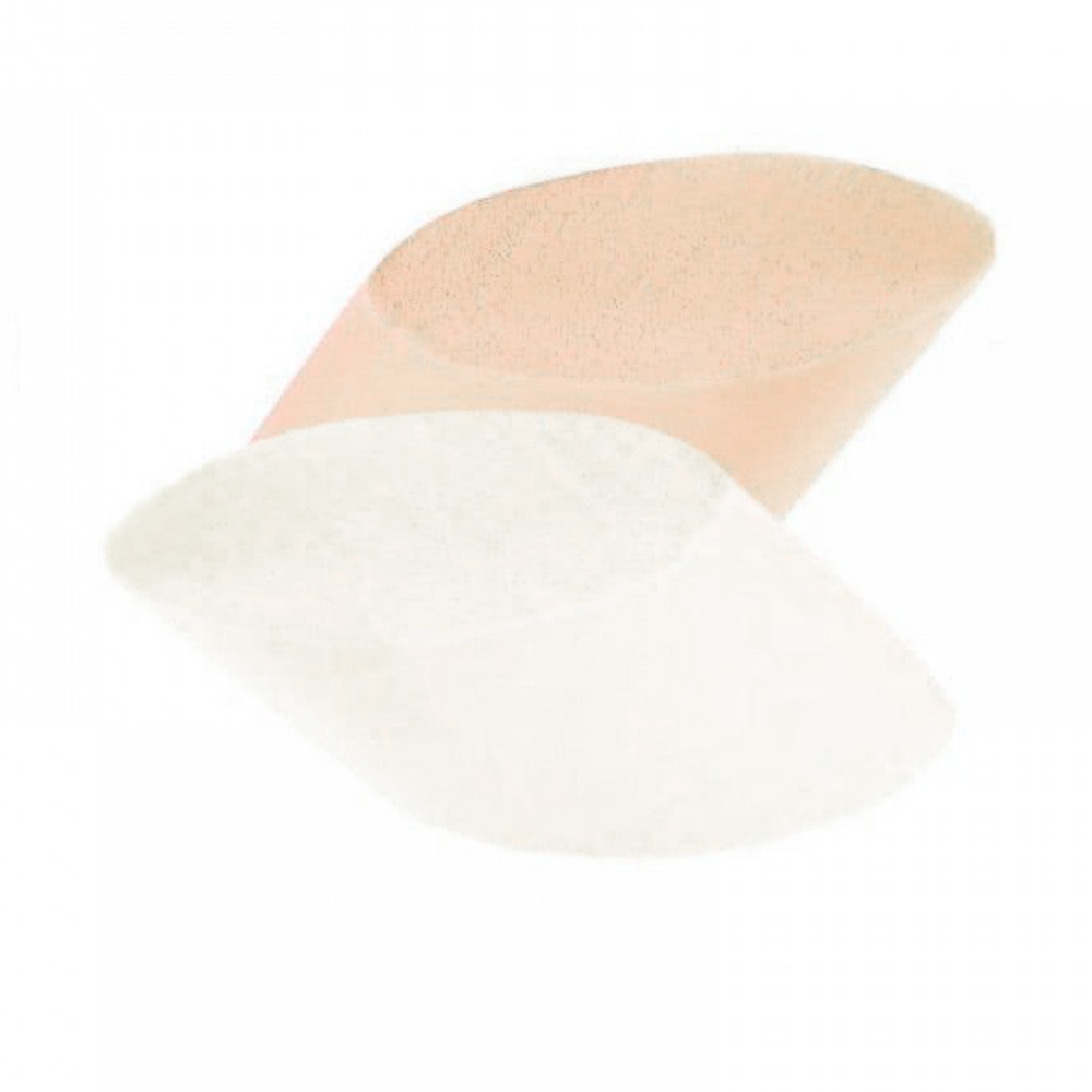 

Набір спонжів для макіяжу Cosmo Shop Циліндр зрізаний, біло-бежевий, 2 шт (CS062WB)