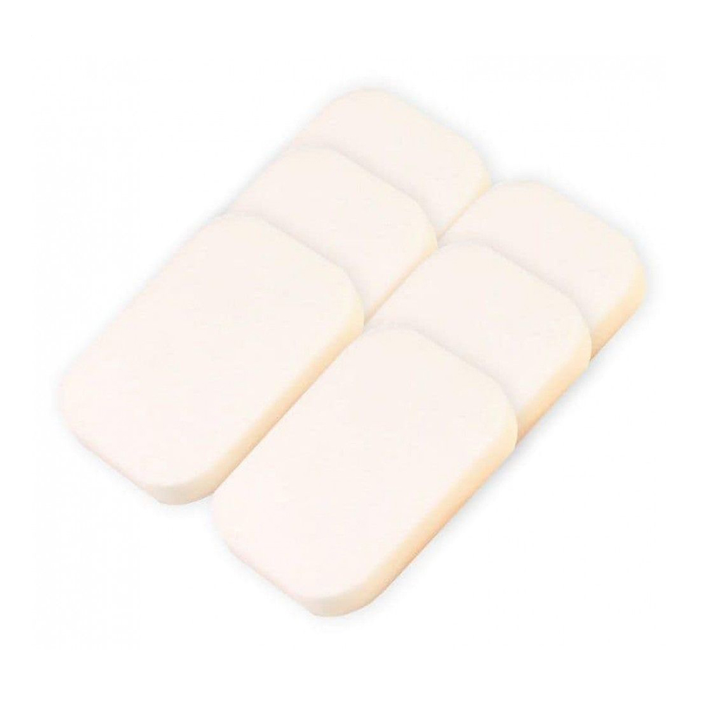 

Набір спонжів для макіяжу Cosmo Shop Квадрат, білий, 6 шт (CS063W)