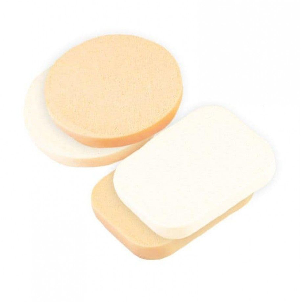 

Набір спонжів для макіяжу Cosmo Shop Коло + Квадрат, біло-бежевий, 4 шт (CS068WB)