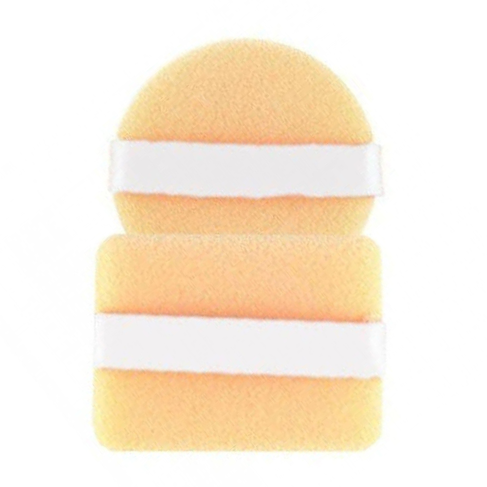 

Набір спонжів для макіяжу Cosmo Shop Коло + Квадрат, дрібнопористий латекс, бежевий, 2 шт (CS071)