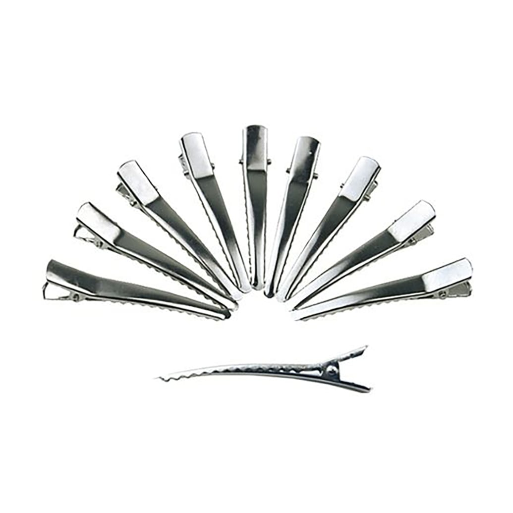 

Пробірні затискачі для волосся Cosmo Shop металеві, довжина 50 мм, 10 шт (CS7435)