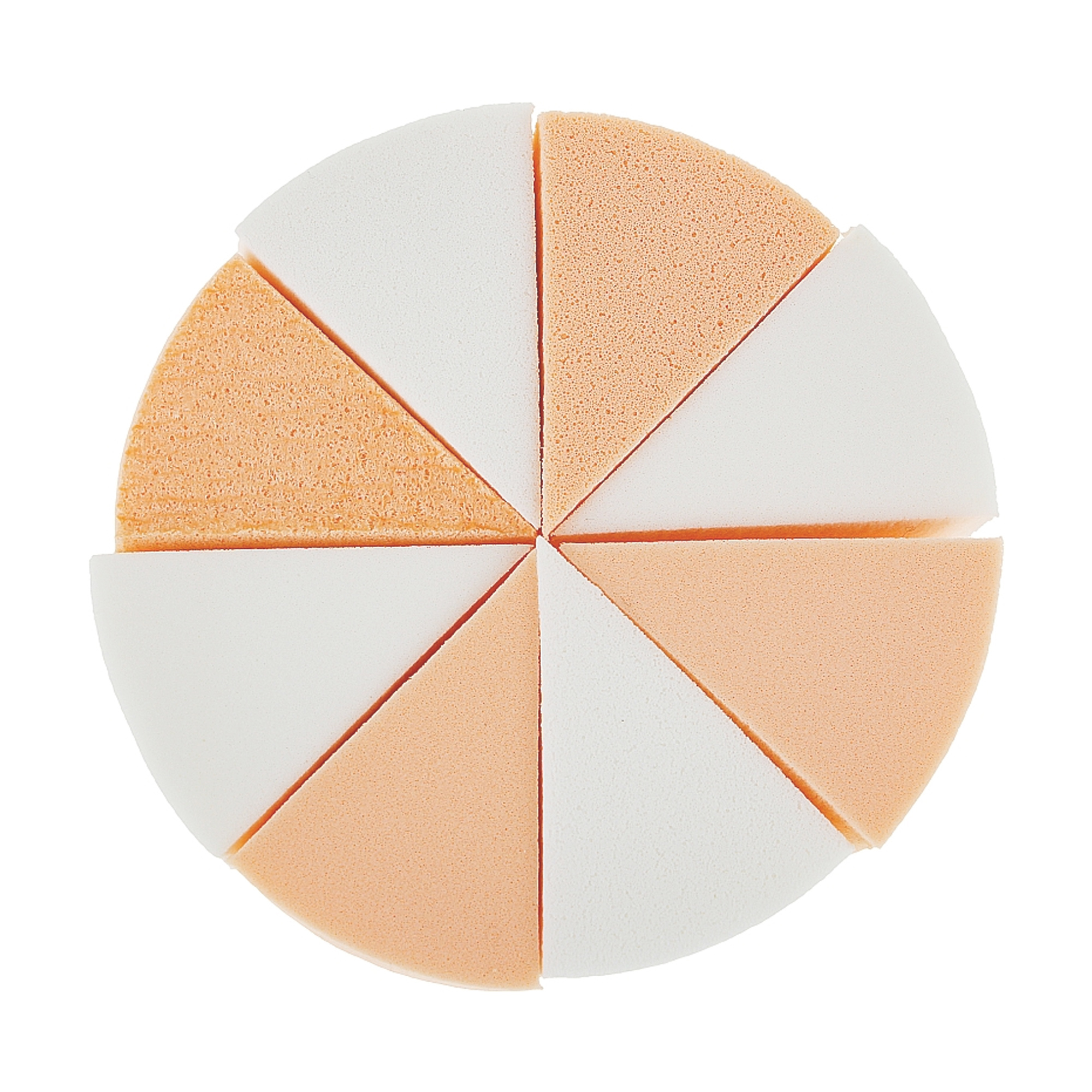 

Набір спонжів для макіяжу Cosmo Shop Коло сегментоване, біло-бежевий, 8 шт (CS075WB)