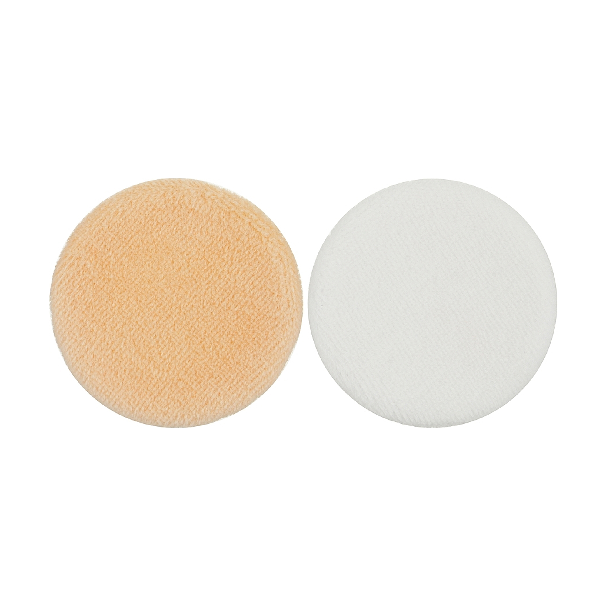 

Спонж-пухівка для пудри Cosmo Shop бежево-білий, 55 мм, 2 шт (CS050WB)