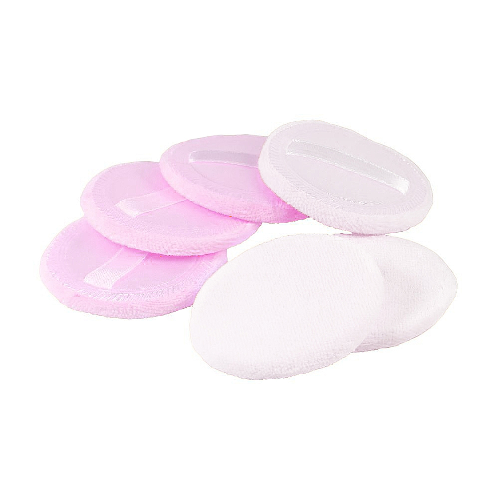 

Спонж-пухівка для пудри Cosmo Shop рожево-білий, 55 мм, 6 шт (CS054RW)