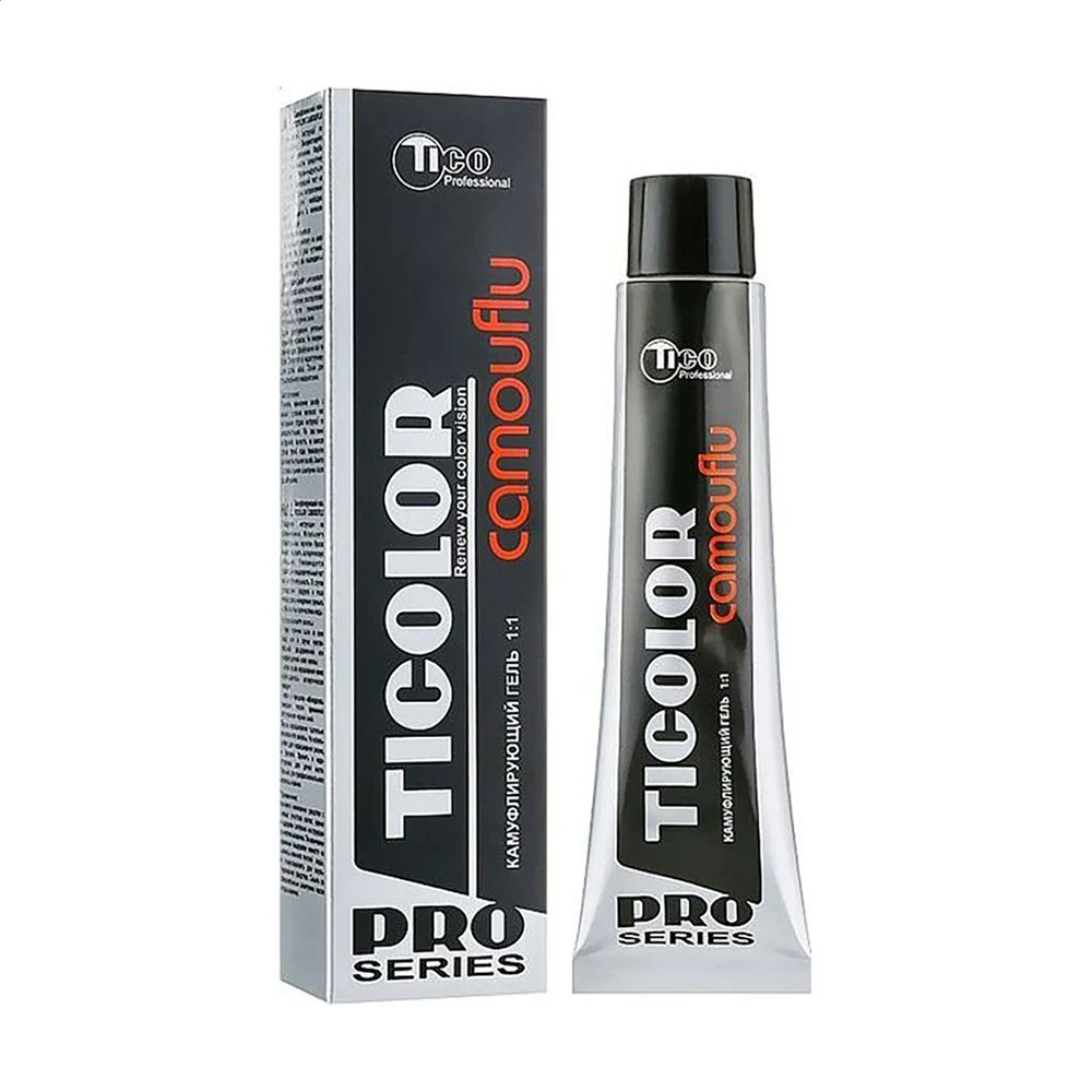 

Камуфлювальний гель для зафарбовування сивини TICO Professional Ticolor Camouflu, Graphite, 100 мл