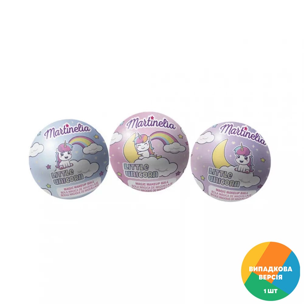 

Чарівні палетки-сюрприз для макіяжу Martinelia Маленький єдиноріг, від 5 років (85507)