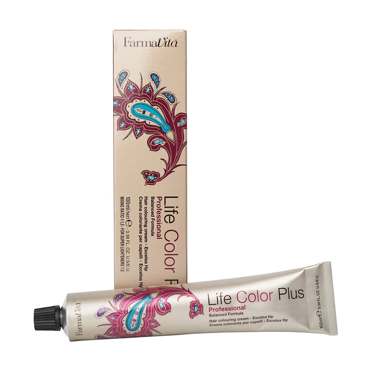 

Перманентна крем-фарба для волосся FarmaVita Life Color Plus Hair Colouring Cream 6.12 Темний блондин попелясто-перламутровий, 100 мл