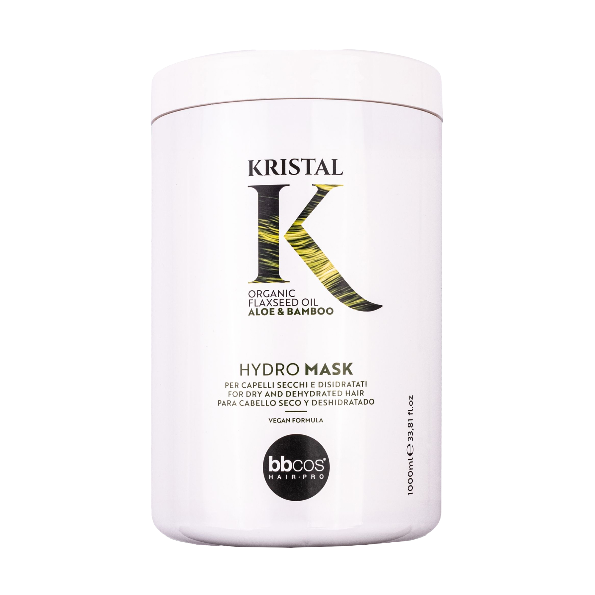 

Зволожувальна маска для волосся BBcos Kristal Hydro Mask, 1 л