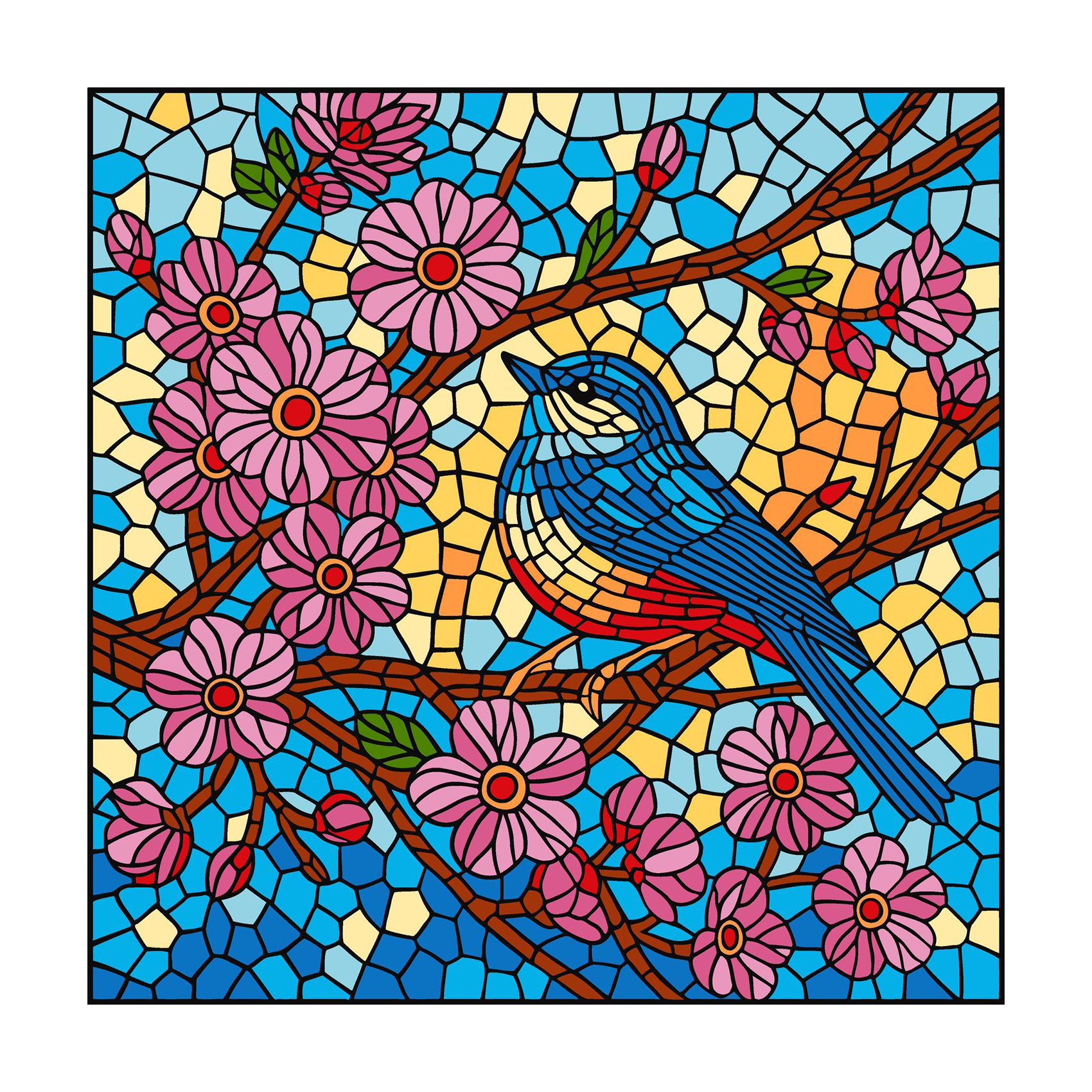 

Картина за номерами Ideyka Вітраж. Синиця, 30*30 см (KHO5164)