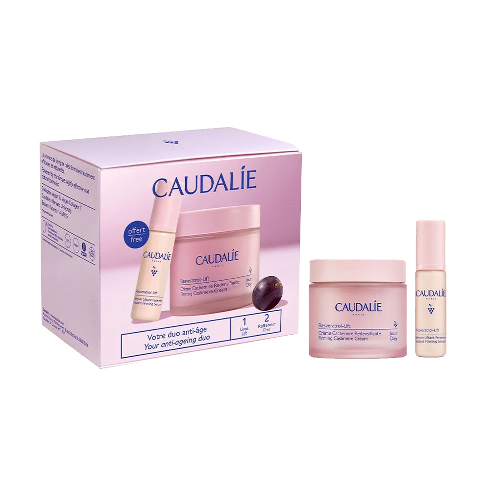 

Набір для обличчя Caudalie Resveratrol-Lift Your Anti-Ageing Duo (крем, 50 мл + сироватка, 10 мл)