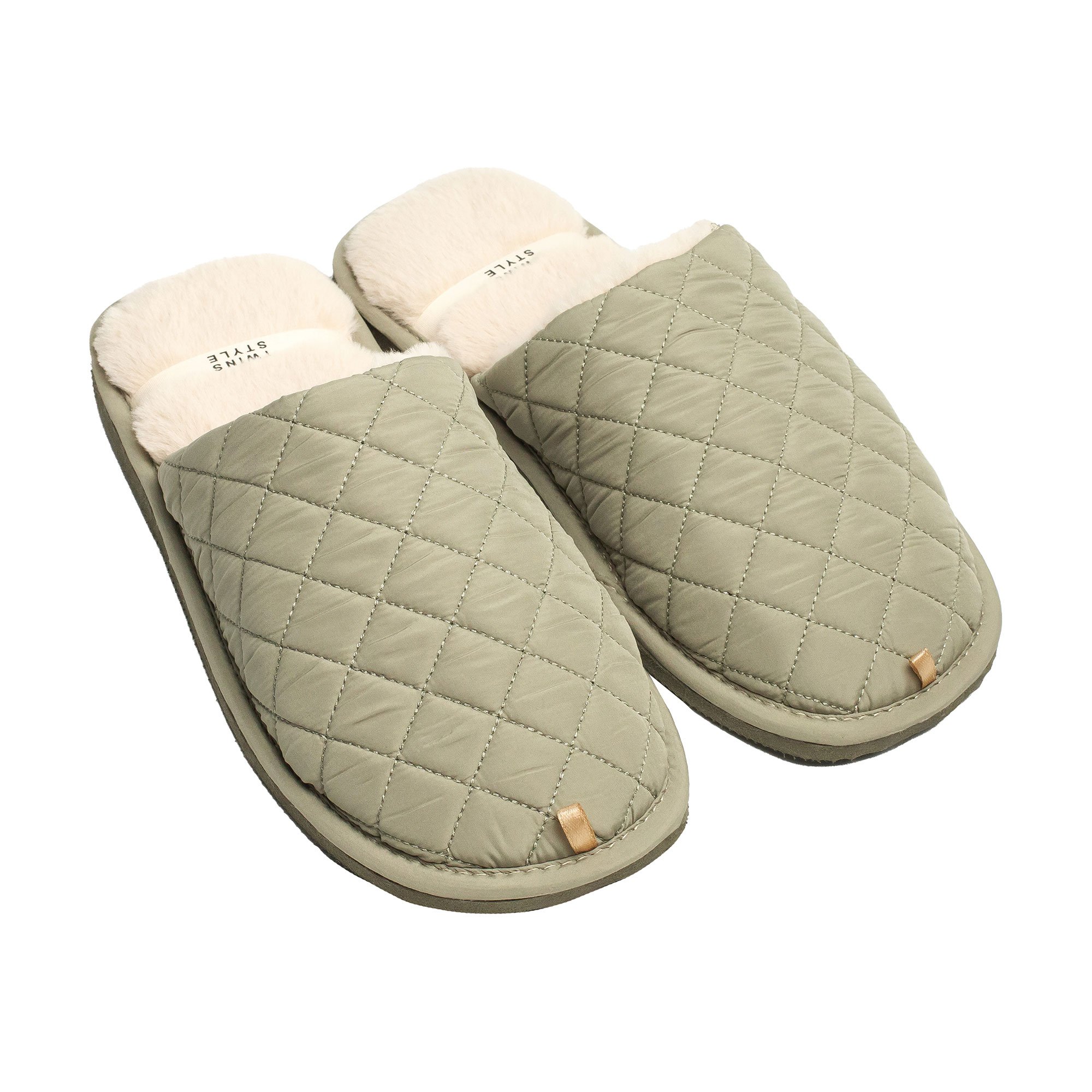 

Чоловічі домашні капці Twins HS-LUX стьогані, хакі, розмір 44-45 (29 см)