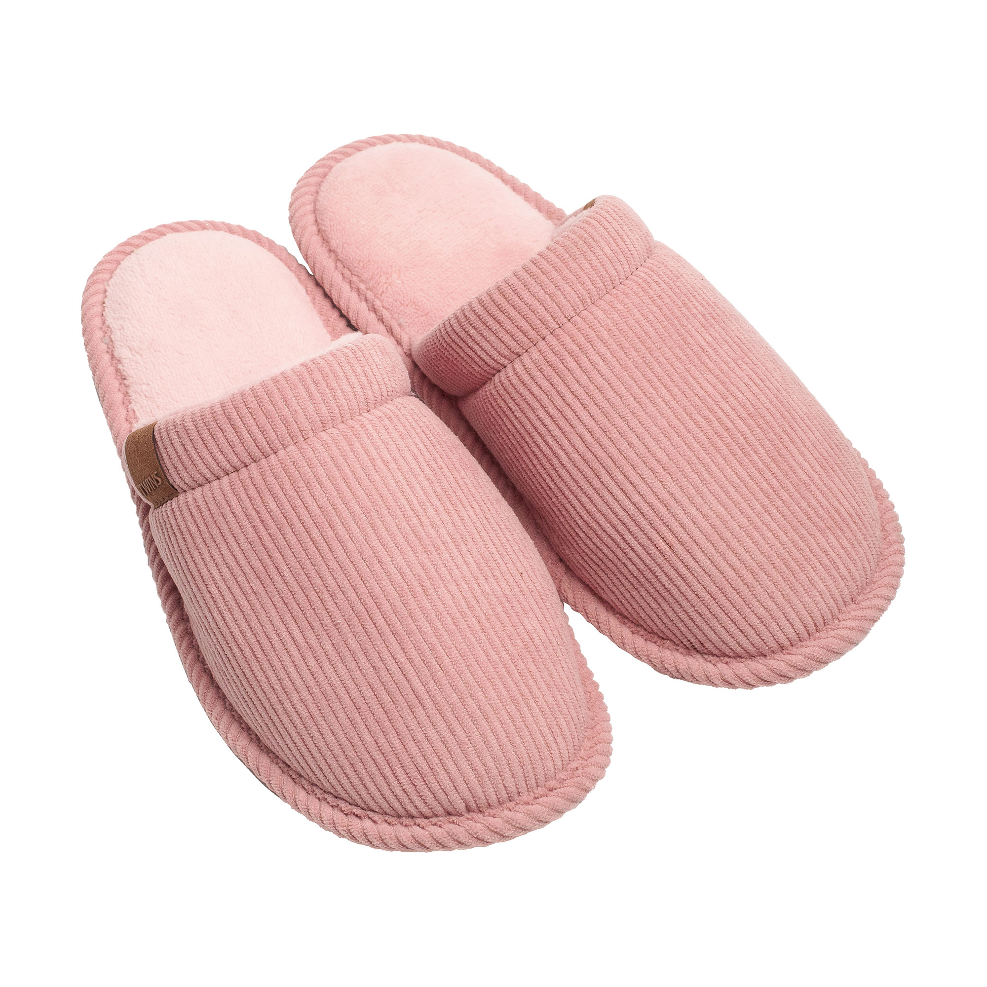 

Жіночі домашні капці Twins HS-OZ вельвет, рожеві, розмір 38-39 (25 см)