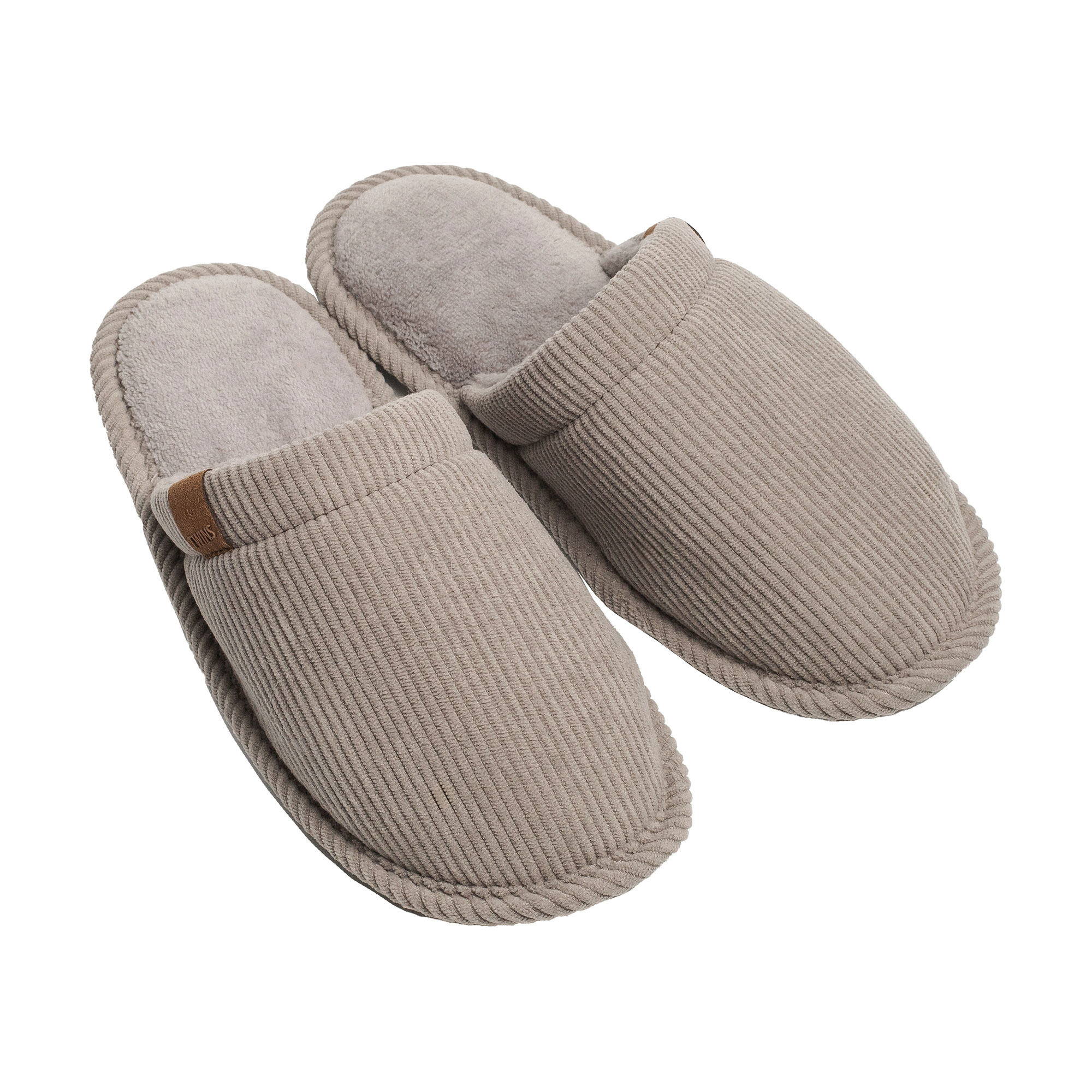 

Жіночі домашні капці Twins HS-OZ вельвет, сірі, розмір 40-41 (26 см)