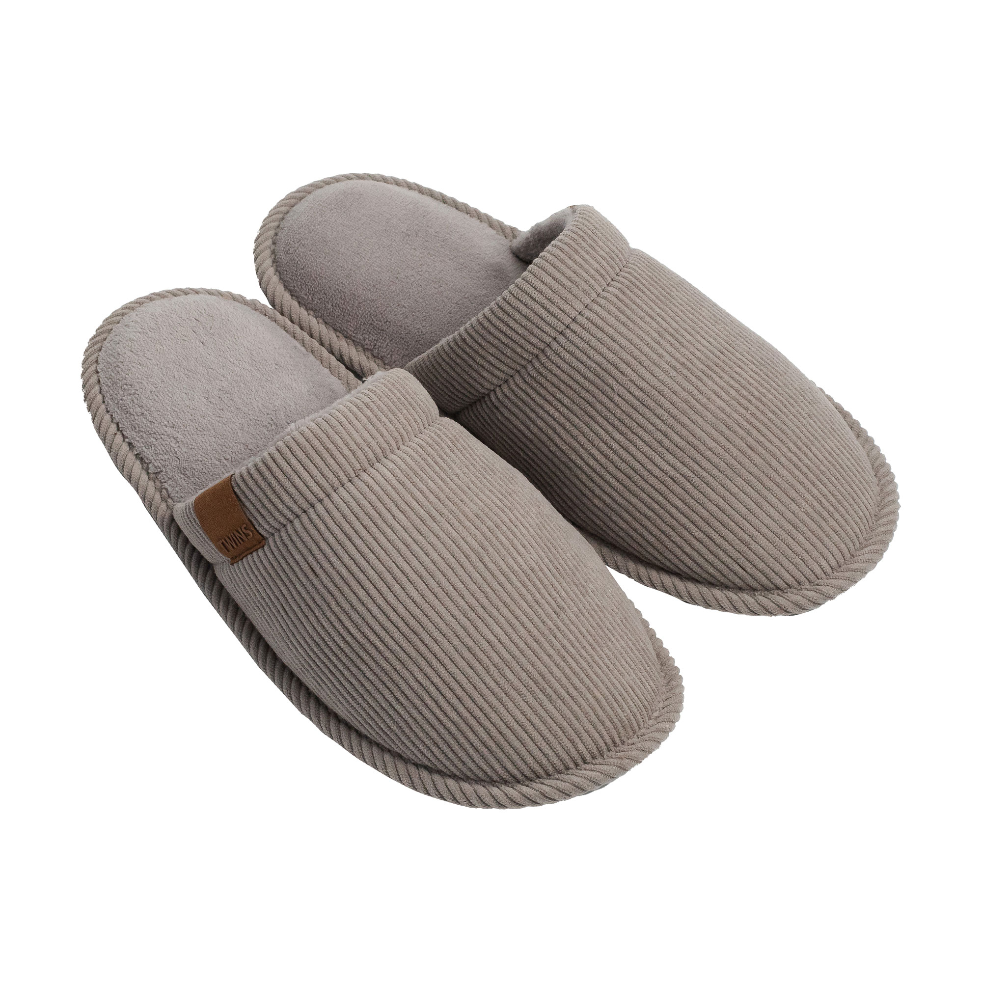 

Чоловічі домашні капці Twins HS-OZ, вельвет, сірі, розмір 40-41