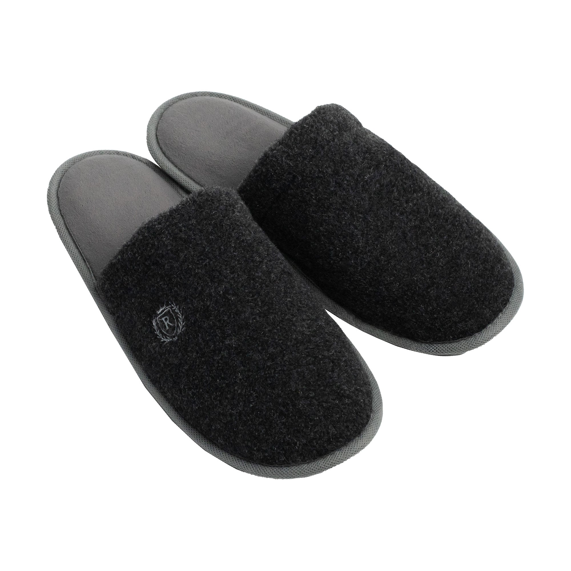 

Чоловічі домашні капці Twins HS-OZ Lama войлочні, з вишивкою, сірі, розмір 40-41 (27 см)