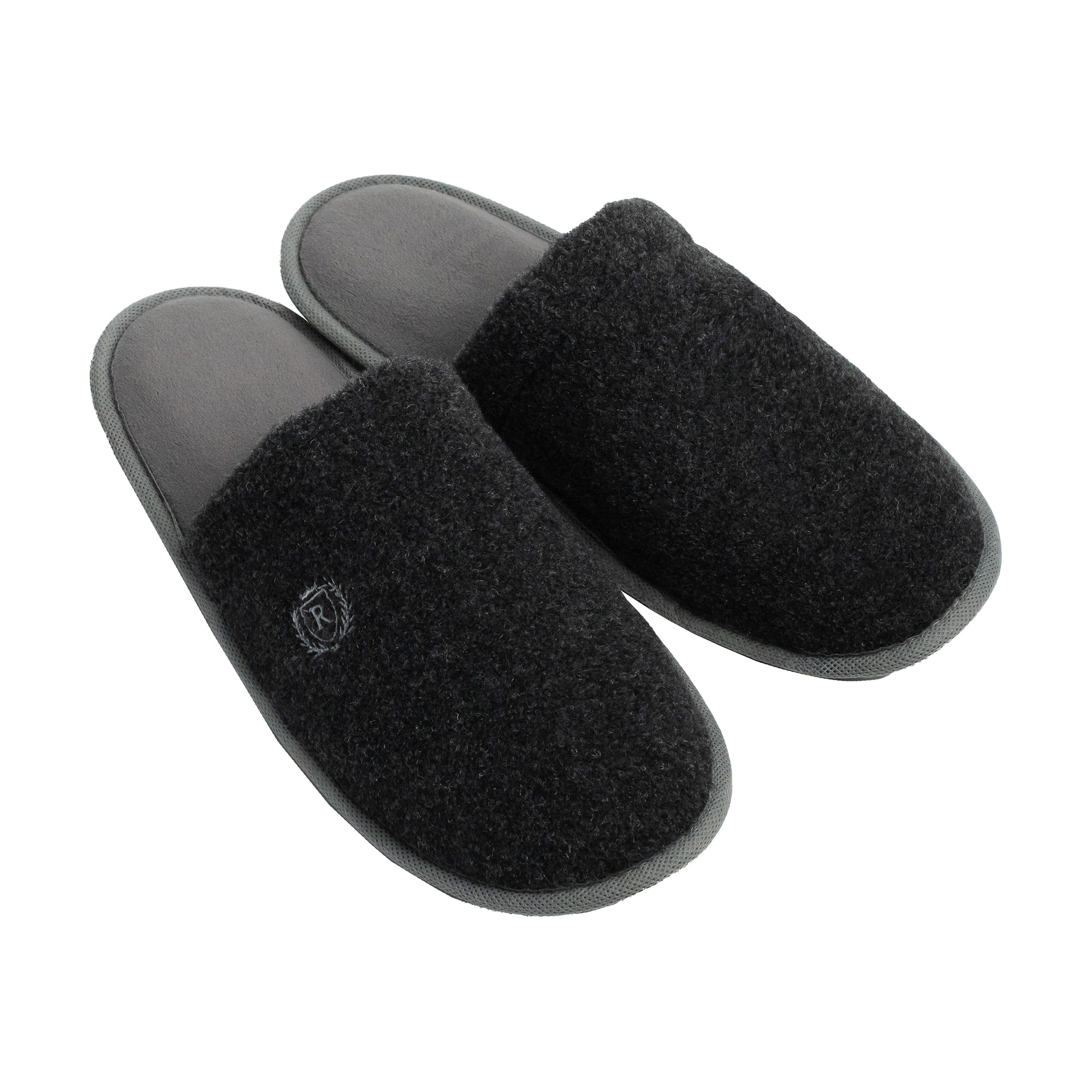 

Чоловічі домашні капці Twins HS-OZ Lama войлочні, з вишивкою, сірі, розмір 42-43 (28 см)