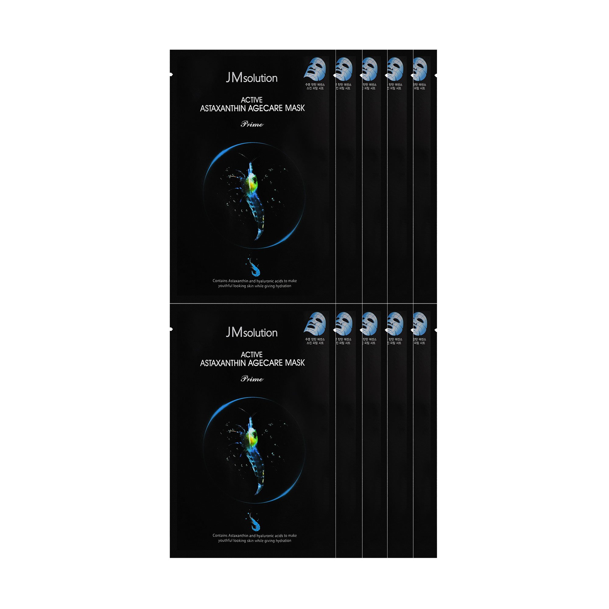 

Тканинна маска для обличчя JMsolution Active Astaxanthin Agecare Mask, 10*30 мл