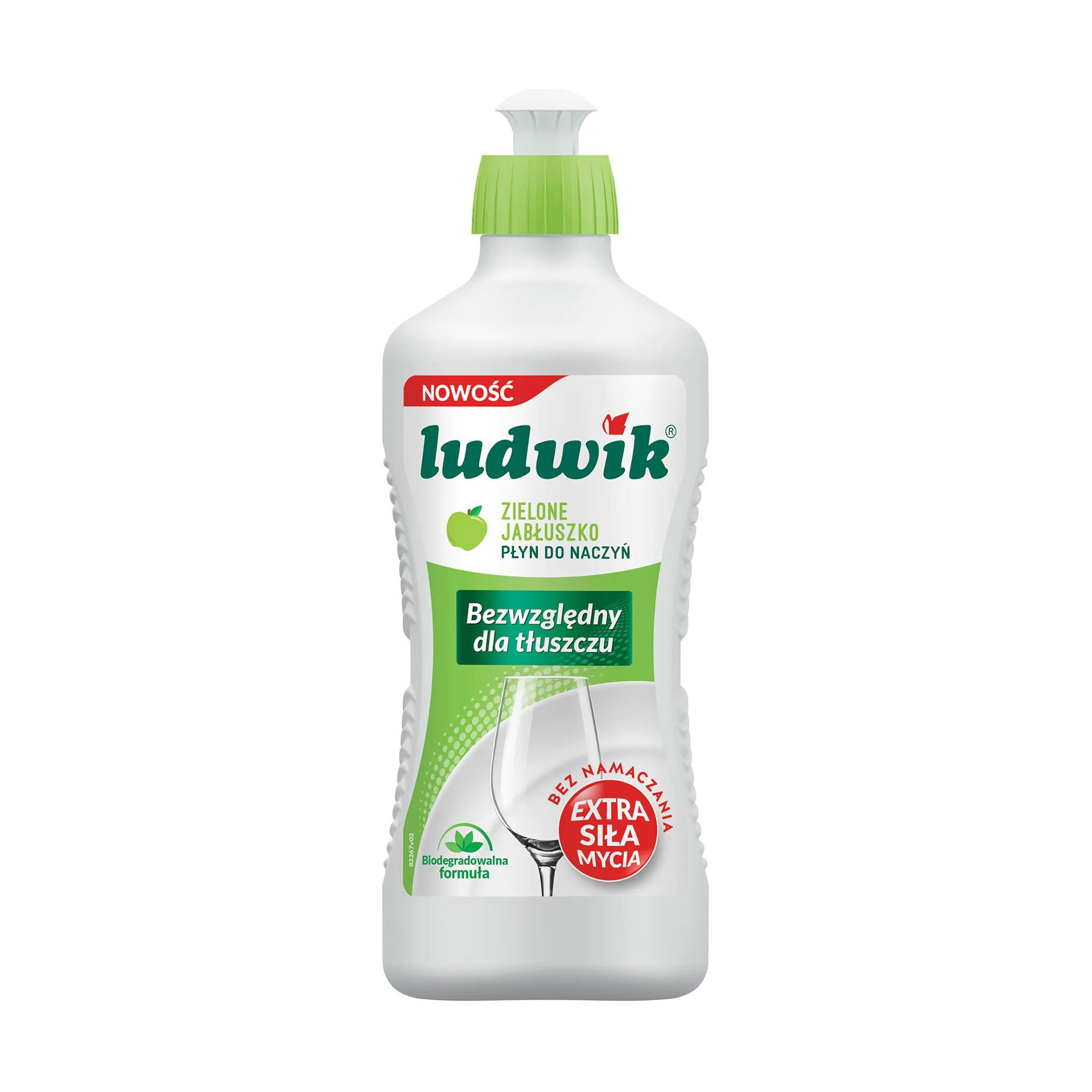 

Засіб для миття посуду Ludwik Зелене яблуко, 450 г