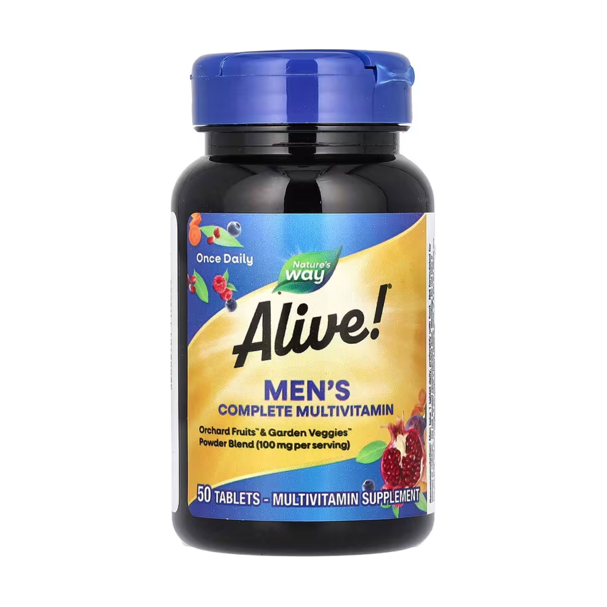 

Мультивітаміни для чоловіків Nature's Way Alive! Men's Complete Multivitamin, 50 таблеток