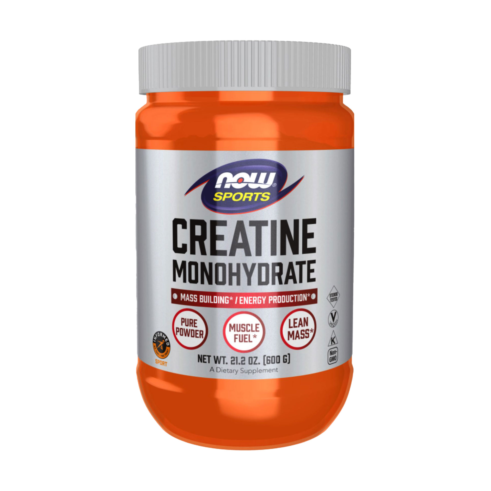

Креатин моногідрат NOW foods Creatine Monohydrate в порошку, 600 г