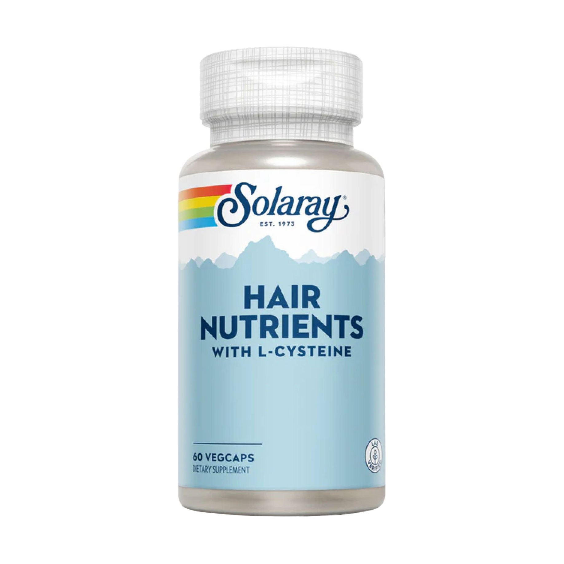 

Комплекс Підтримка здоров'я волосся з L-Цистеїном Solaray Hair Nutrients With L-Cysteine, 60 вегетаріанських капсул