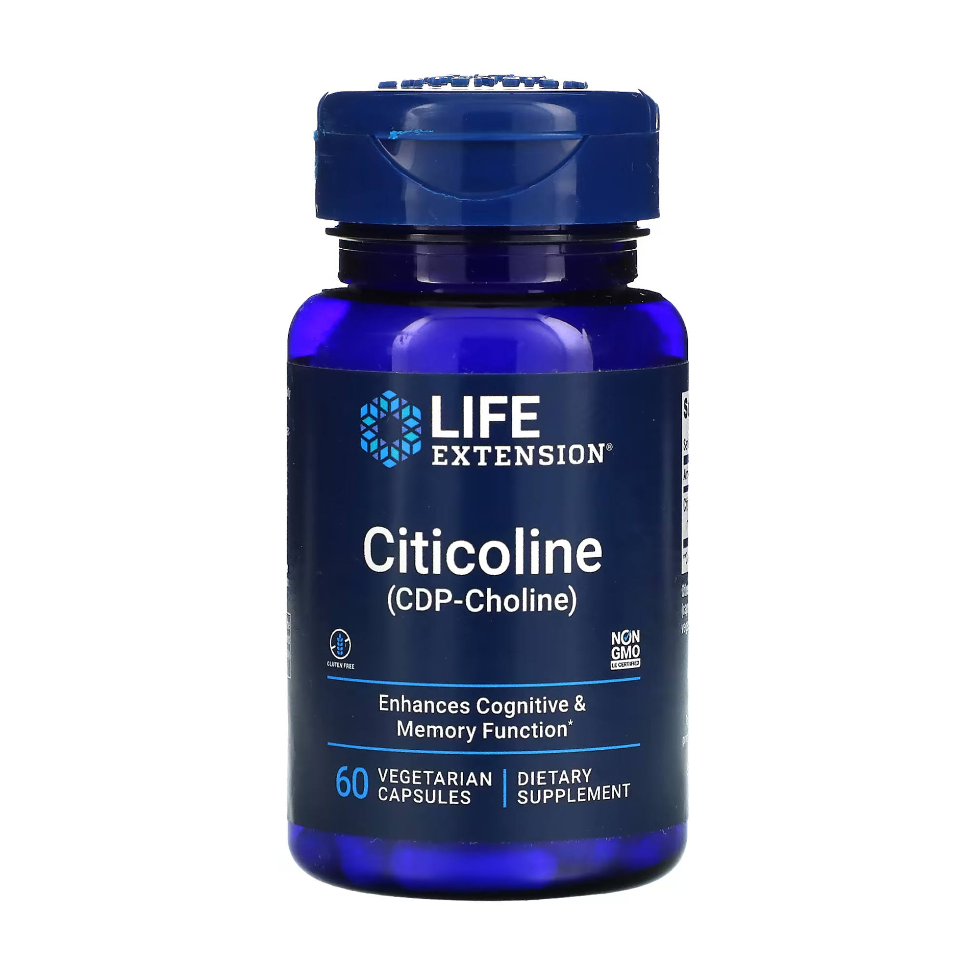 

Цитоколін Life Extension Citicoline (CDP-Choline), 60 вегетаріанських капсул