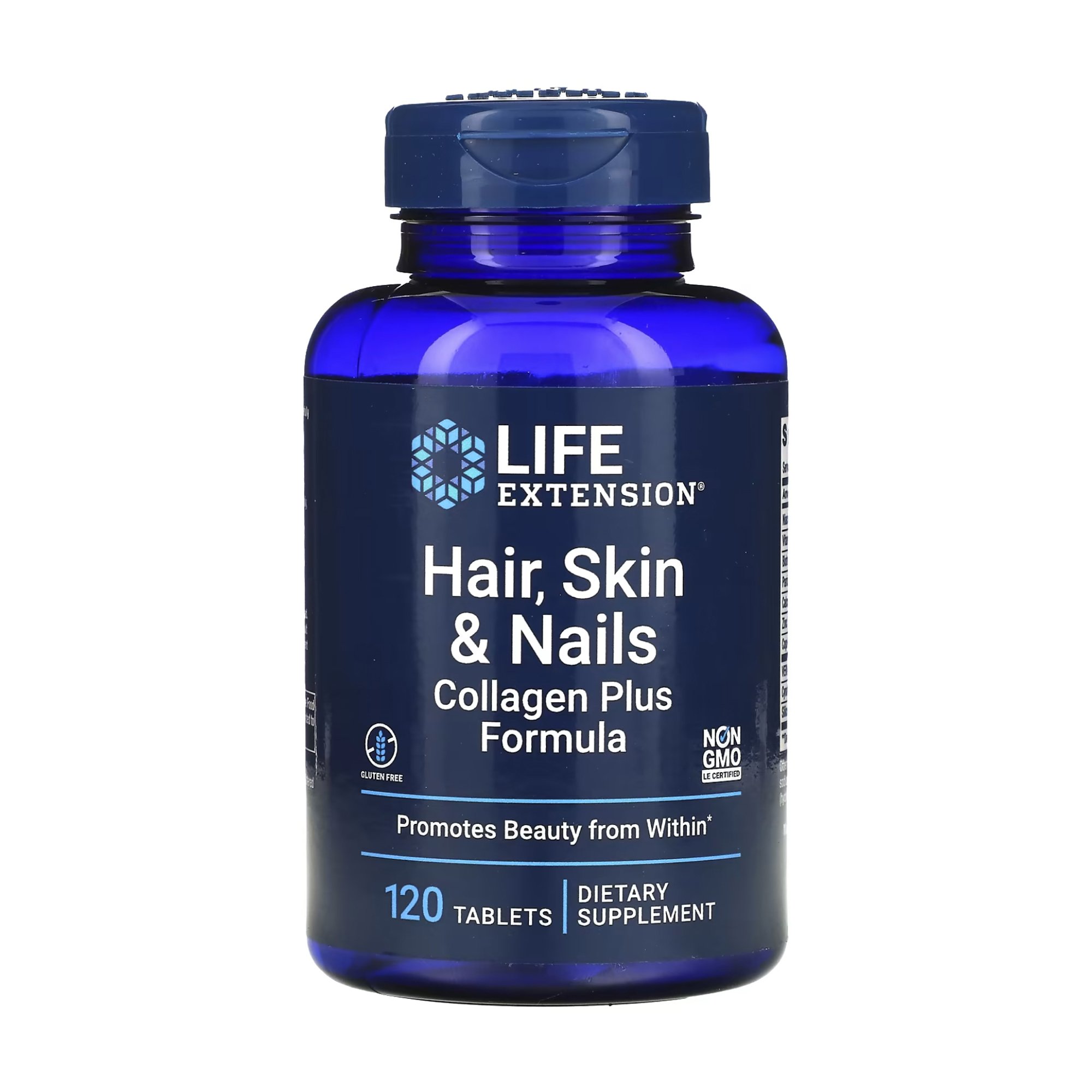 

Комплекс для волосся, шкіри та нігтів Life Extension Hair, Skin & Nails Collagen Plus Formula, 120 таблеток