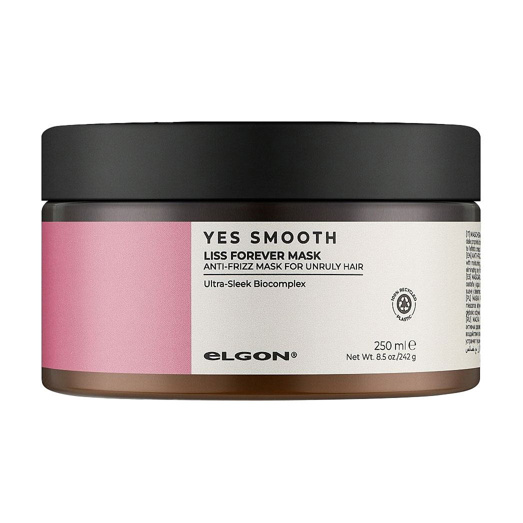 

Маска Elgon Yes Smooth Liss Forever Mask для гладкості неслухняного волосся, 250 мл