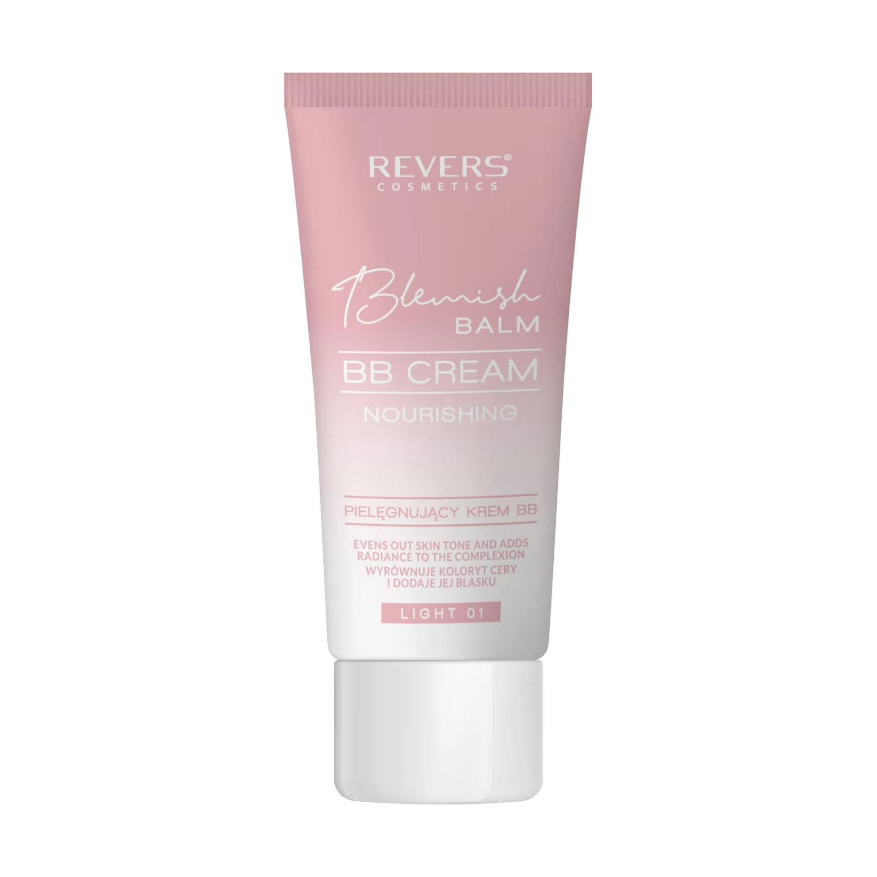 

BB-крем для обличчя Revers Cosmetics Blemish Balm BB Cream 01 Light, 30 мл