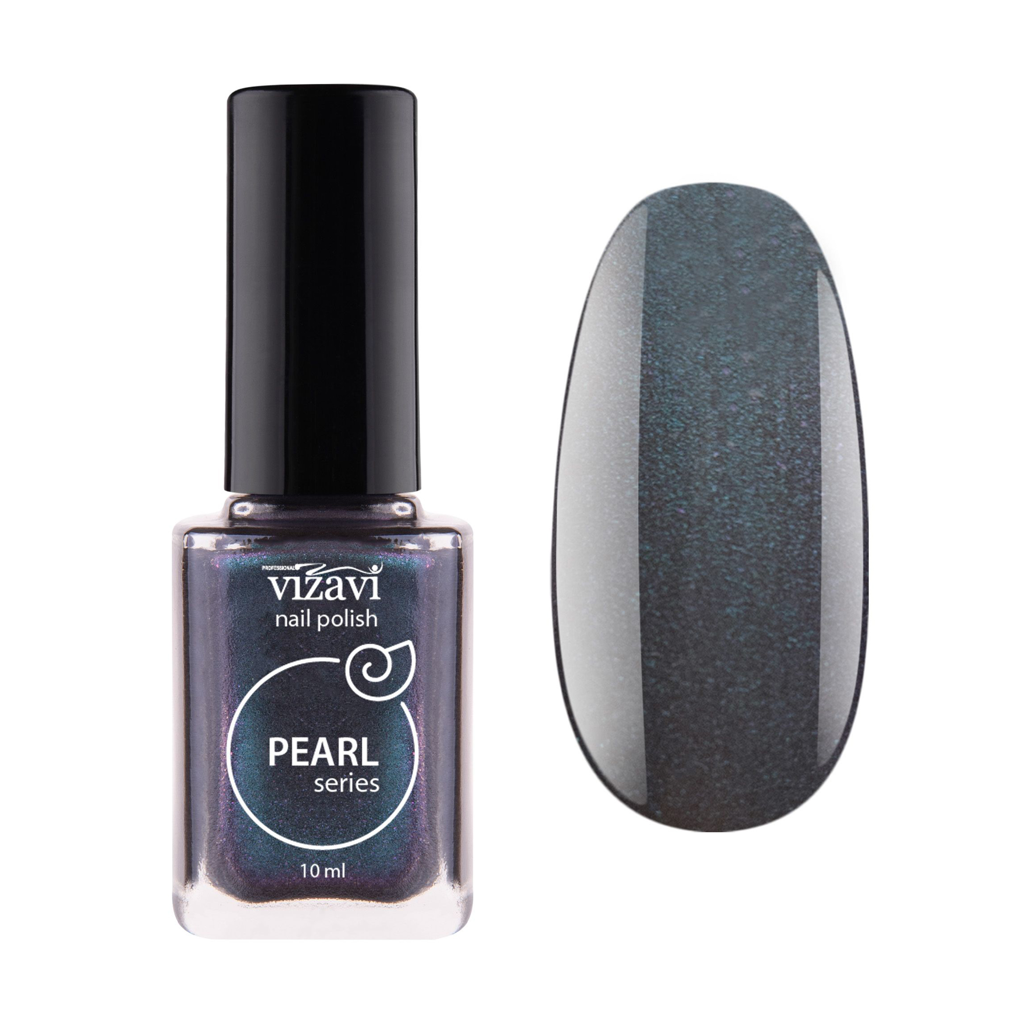 

Лак для нігтів Vizavi Professional Pearl Series Nail Polish 28 Сірий, 10 мл