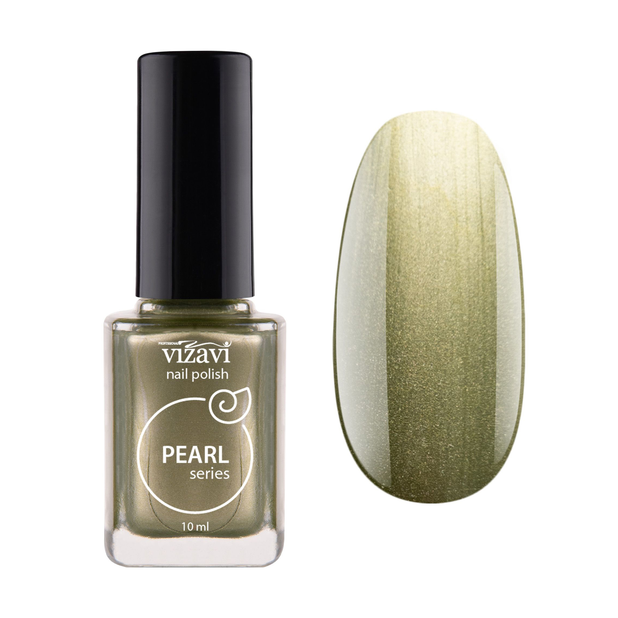 

Лак для нігтів Vizavi Professional Pearl Series Nail Polish 31 Зелений, 10 мл