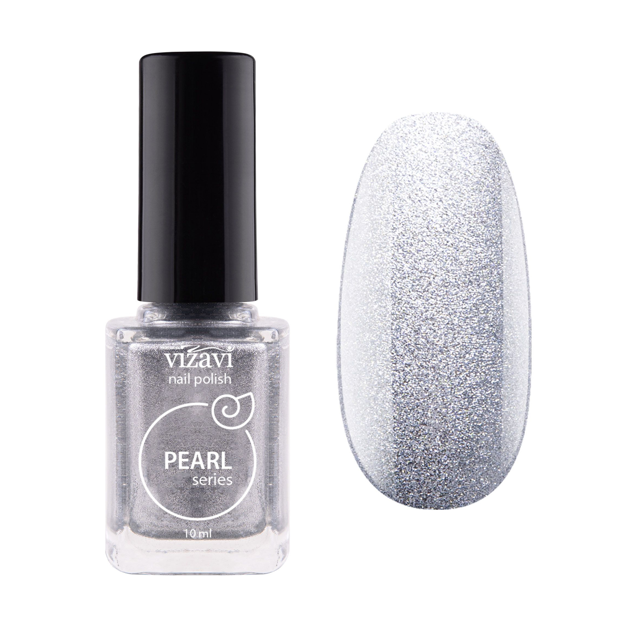 

Лак для нігтів Vizavi Professional Pearl Series Nail Polish 11 Срібло, 10 мл