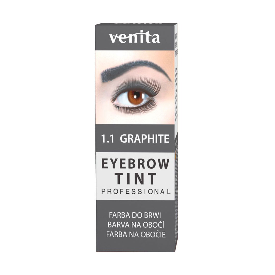 

Фарба-порошок для брів Venita Professional Eyebrow Tint 1.1 Graphite, 10 г