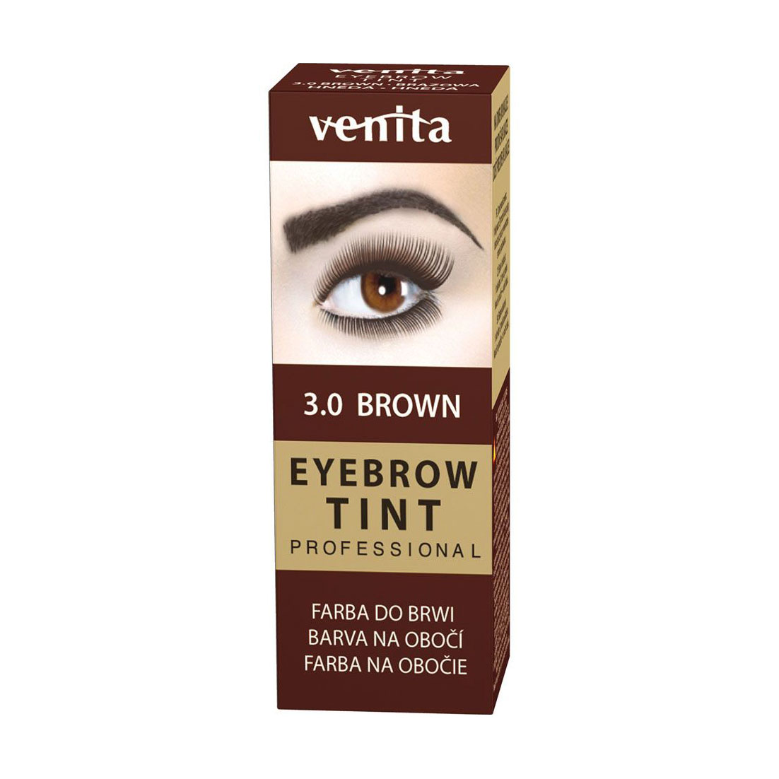 

Фарба-порошок для брів Venita Professional Eyebrow Tint 3.0 Brown, 10 г