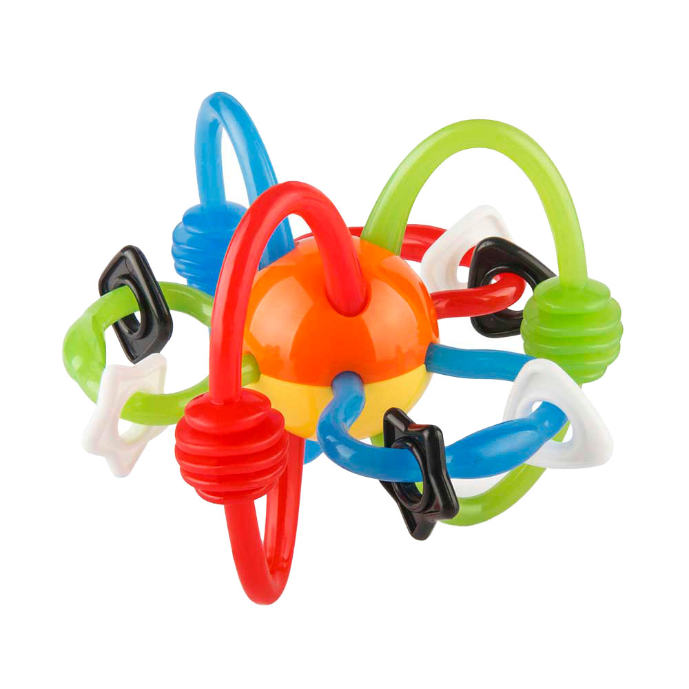 

Іграшка прорізувач-брязкальце Infantino Rattle & Teether Bendy Tubes, від народження (004885I)