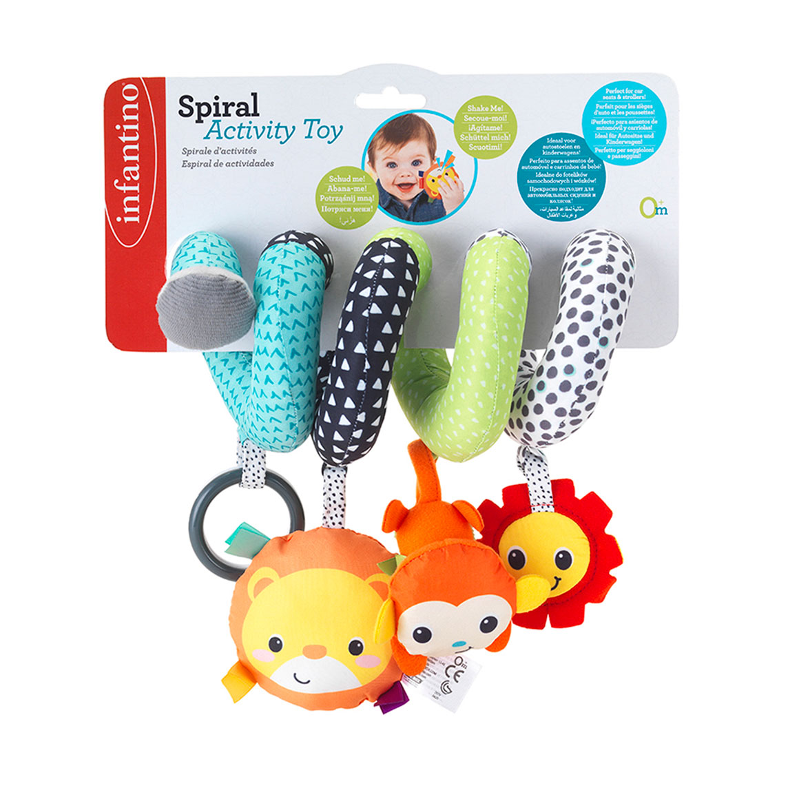 

Дитяча розвивальна іграшка Infantino Spiral Activity Toy, від народження (005364)