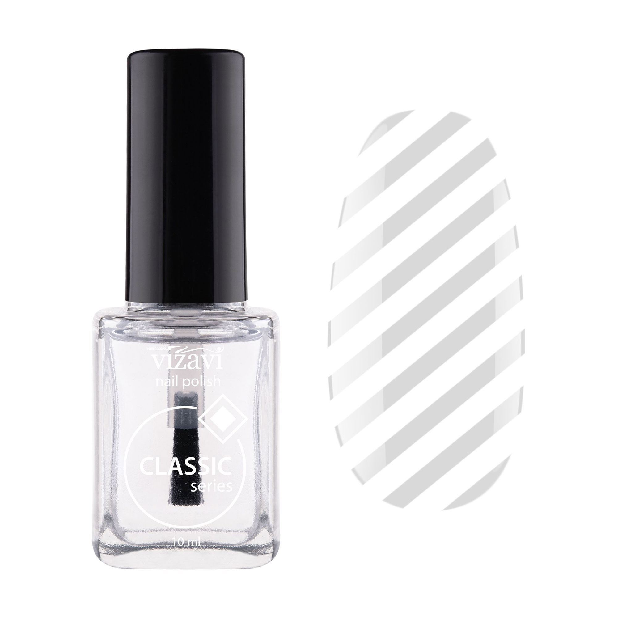 

Лак для нігтів Vizavi Professional Classic Series Nail Polish 00 Прозорий, 10 мл