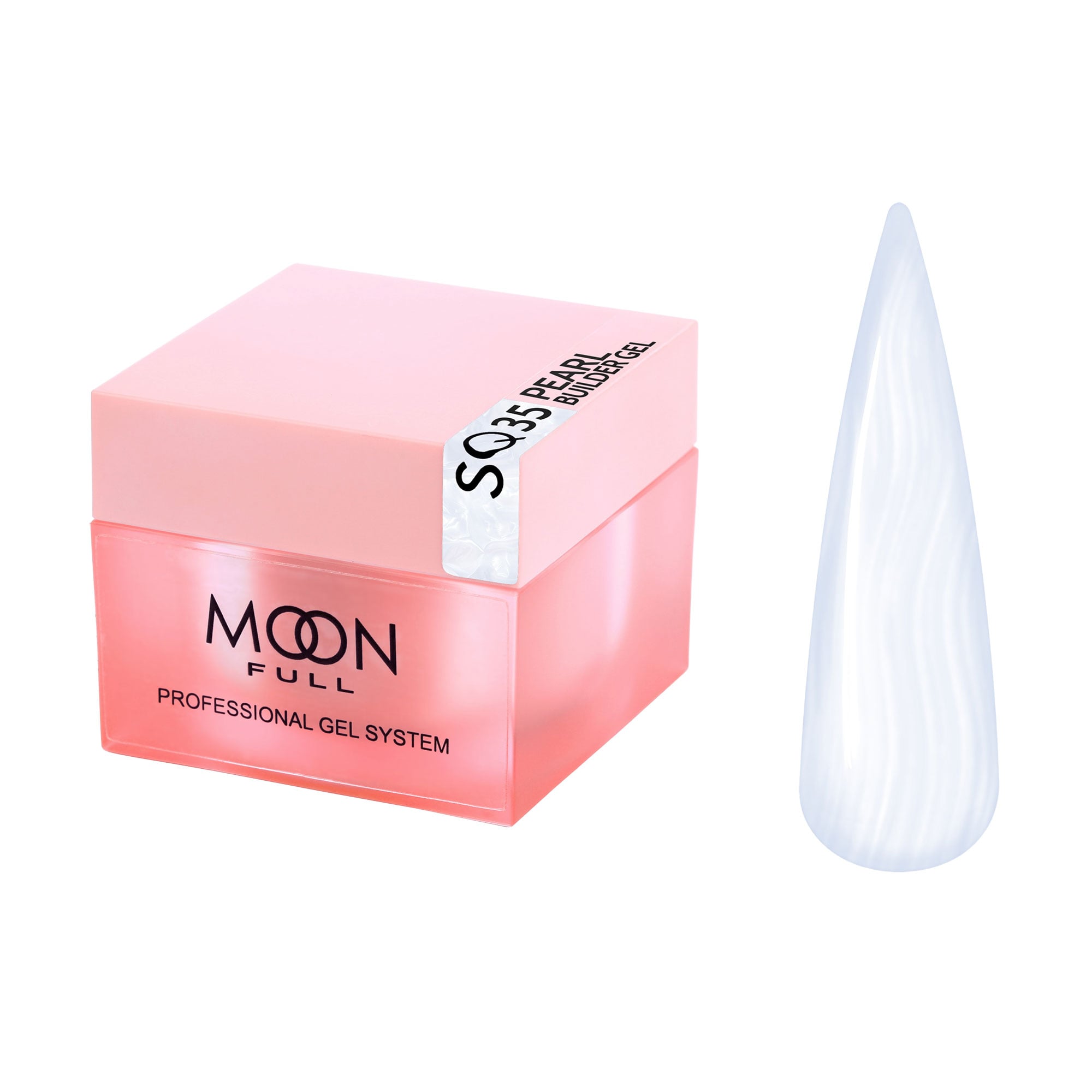 

Моделювальний гель для нігтів Moon Full Professional Gel System Pearl Builder Gel, SQ35, 30 мл