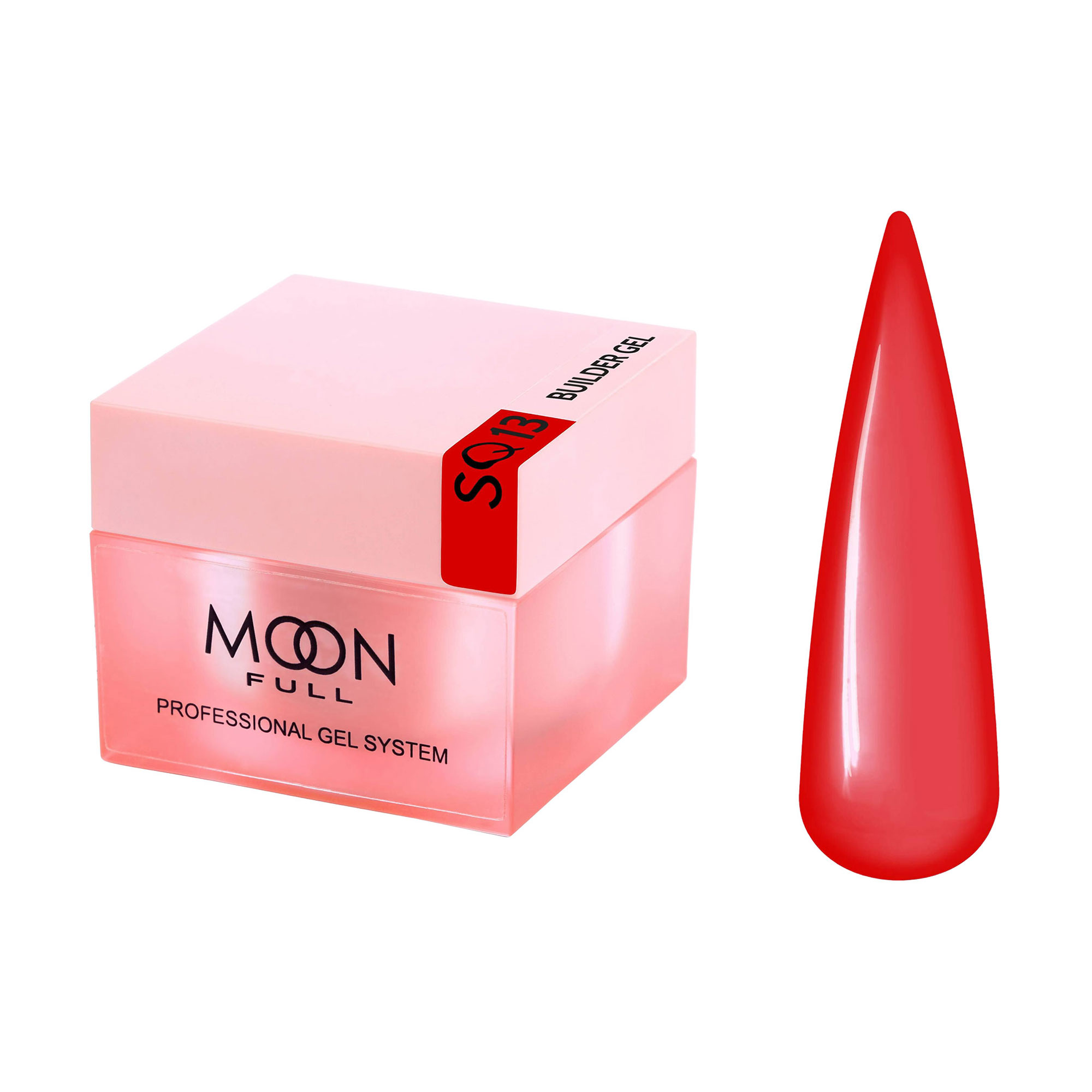 

Моделювальний гель для нігтів Moon Full Professional Gel System Builder Gel, SQ13, 30 мл