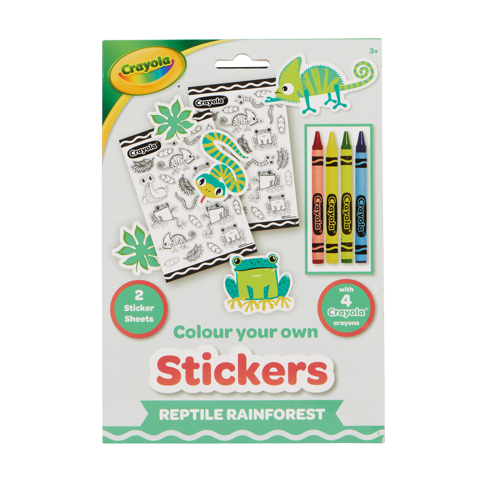 

Дитячий набір для творчості Crayola Рептилії в тропічному лісі, від 3 років (15754-A)