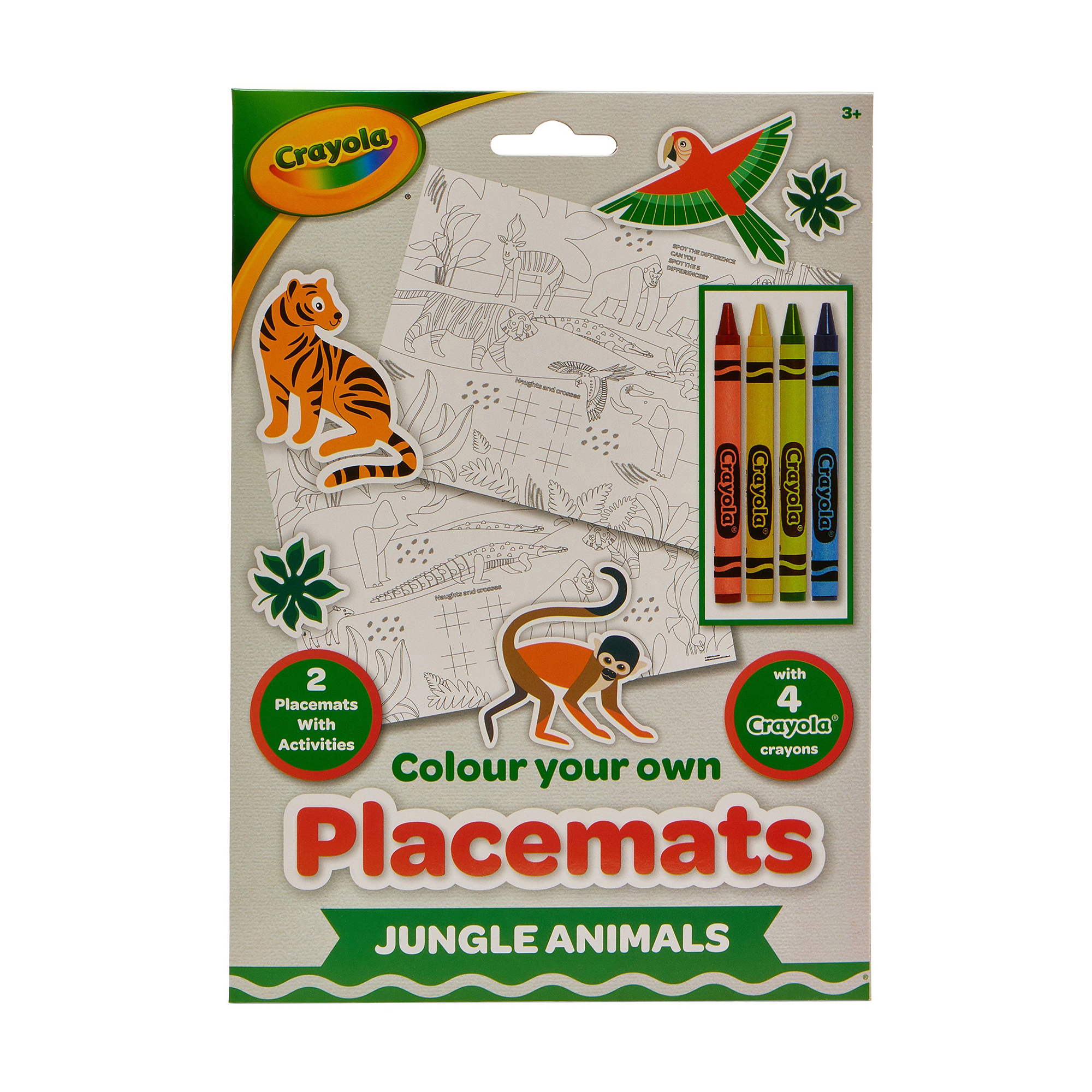 

Дитячий набір для творчості Crayola Джунглі, від 3 років (15755-A)