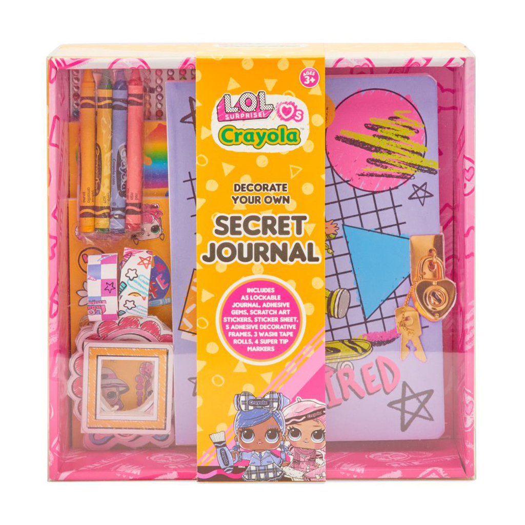 

Дитячий набір для творчості Crayola L.O.L Surprise! Щоденник секретів, від 3 років (35056)