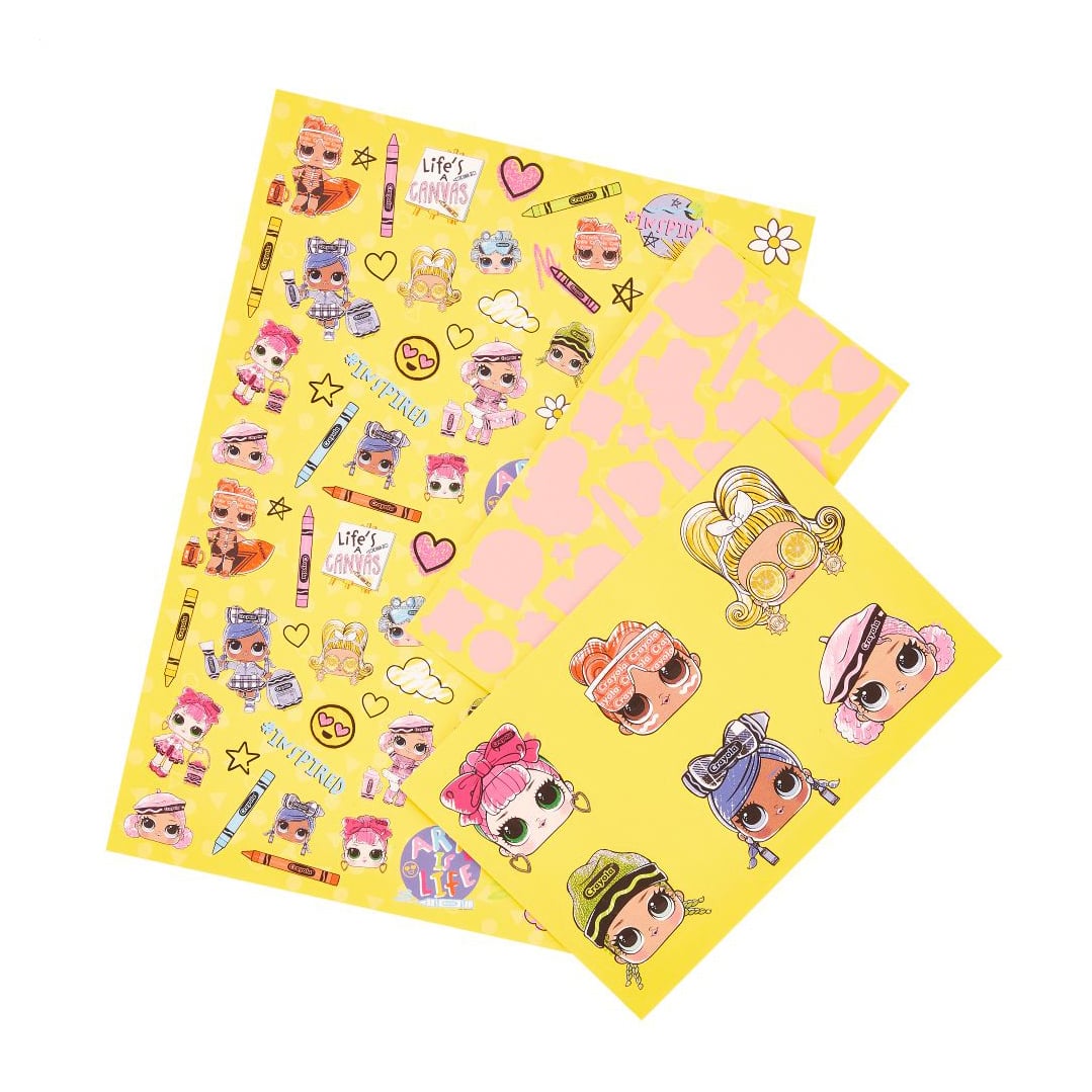 

Дитячий набір наліпок для творчості Crayola Мега набір, від 3 років (35058)