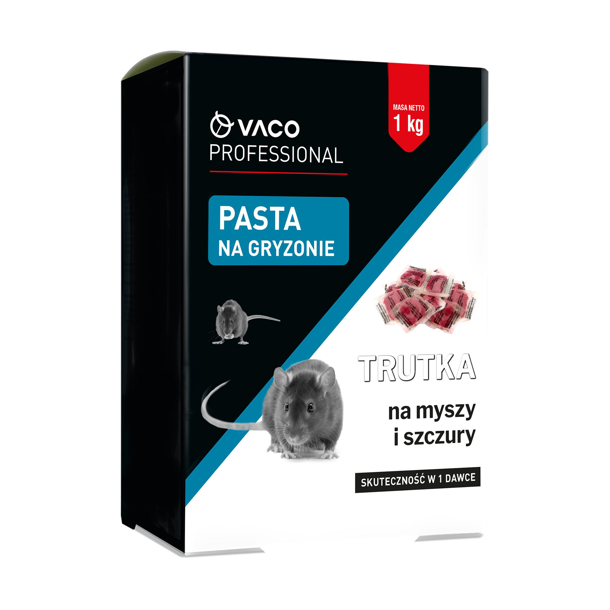 

Приманка для щурів та мишей Vaco Professional М'яка, 1 кг