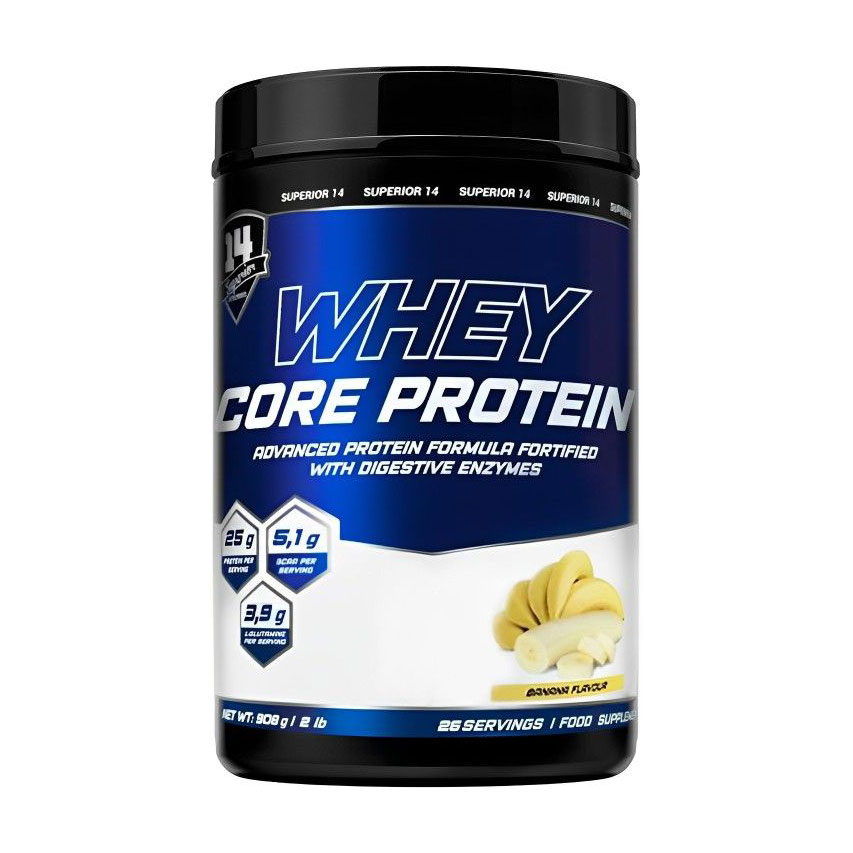 

Протеїн Superior14 Whey Core Protein Банан, в порошку, 908 г