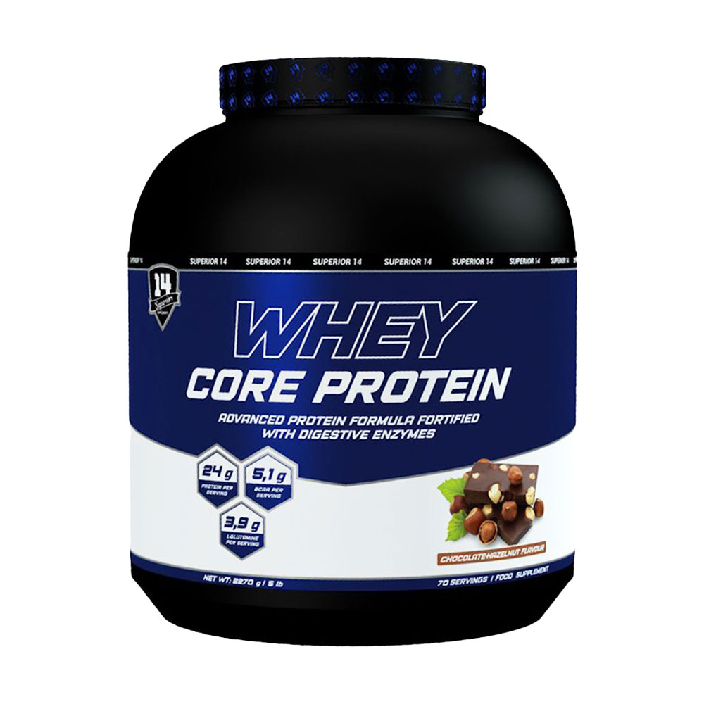

Протеїн Superior14 Whey Core Protein Шоколад-фундук, в порошку, 2.27 кг